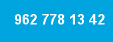 962 778 13 42 962 778 13 42